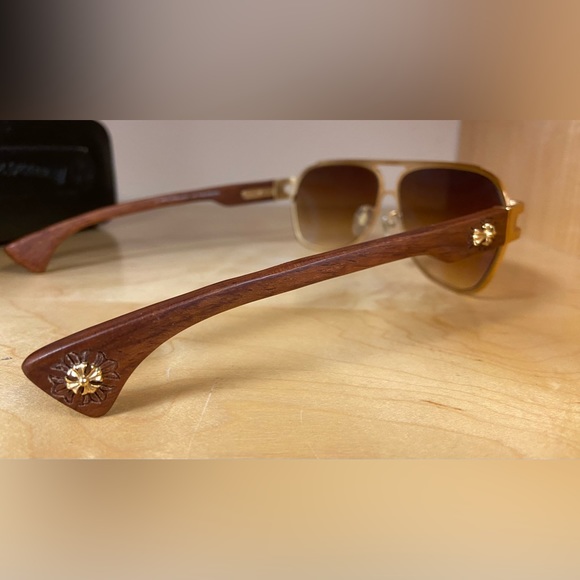 CHROME HEARTS GORGEOUS RICH LOOKING MADE IN ITALY MEN SUNGLASSES - Picture 5 of 8